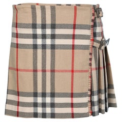 Mini kilt in wool tartan Burberry