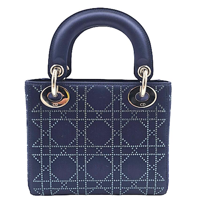 mini lady dior blue