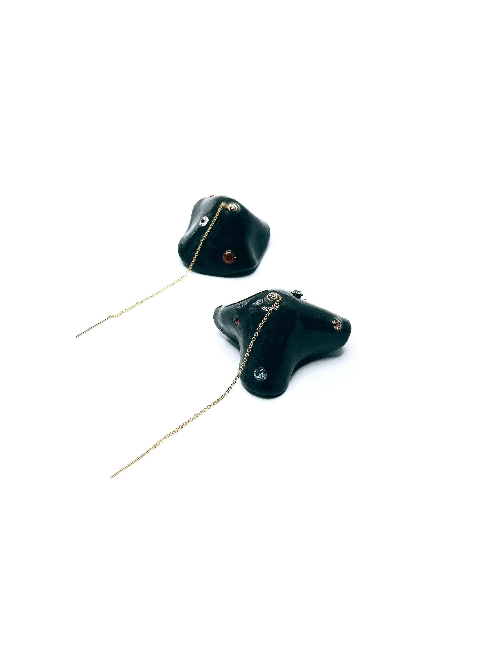 Arts and Crafts Boucles d'oreilles Mini Marshmallow Thread en vente
