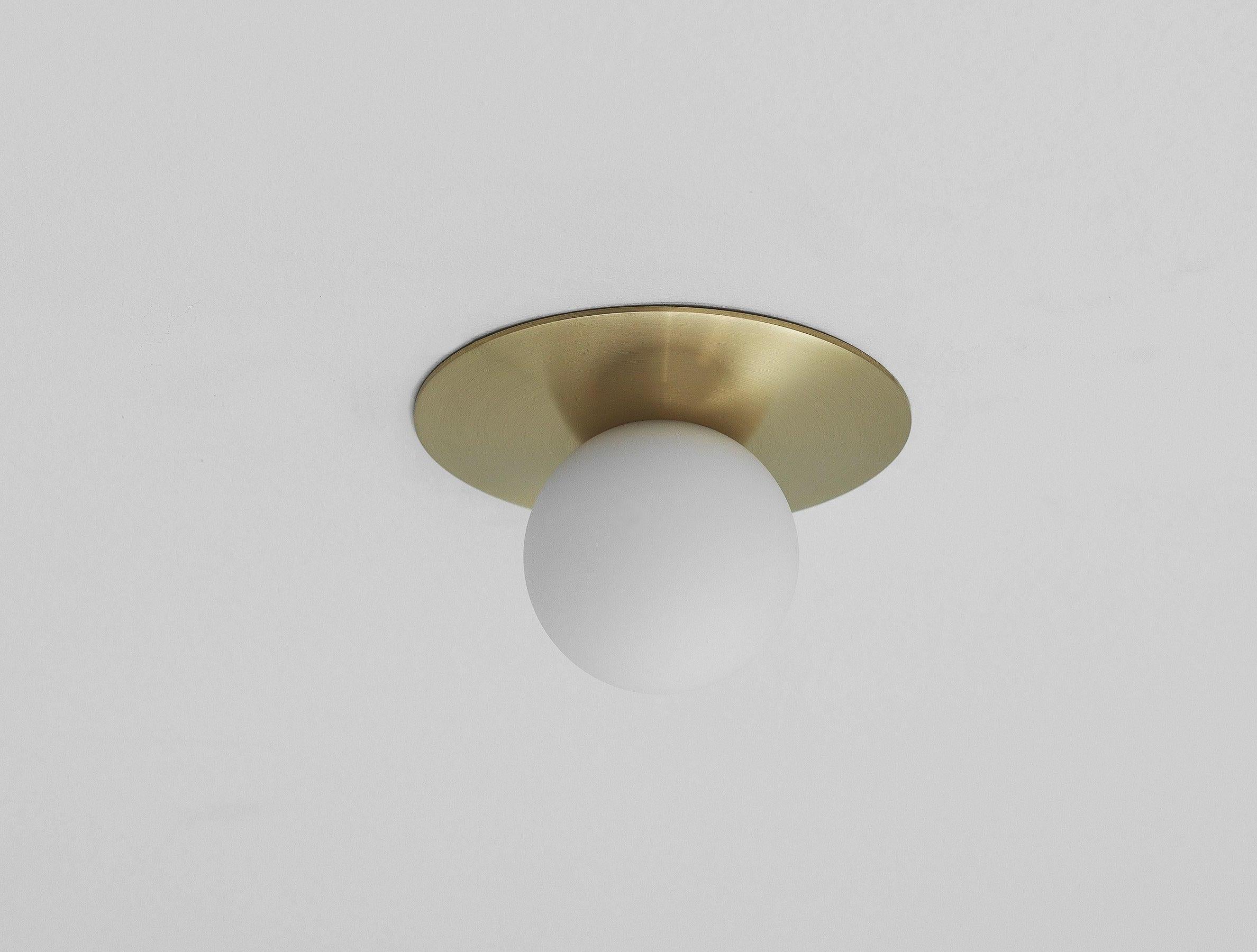 mini orb sconce