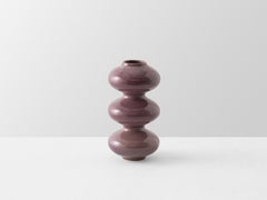 Mini vaso a forma di onda color sangue di Forma Rosa Studio