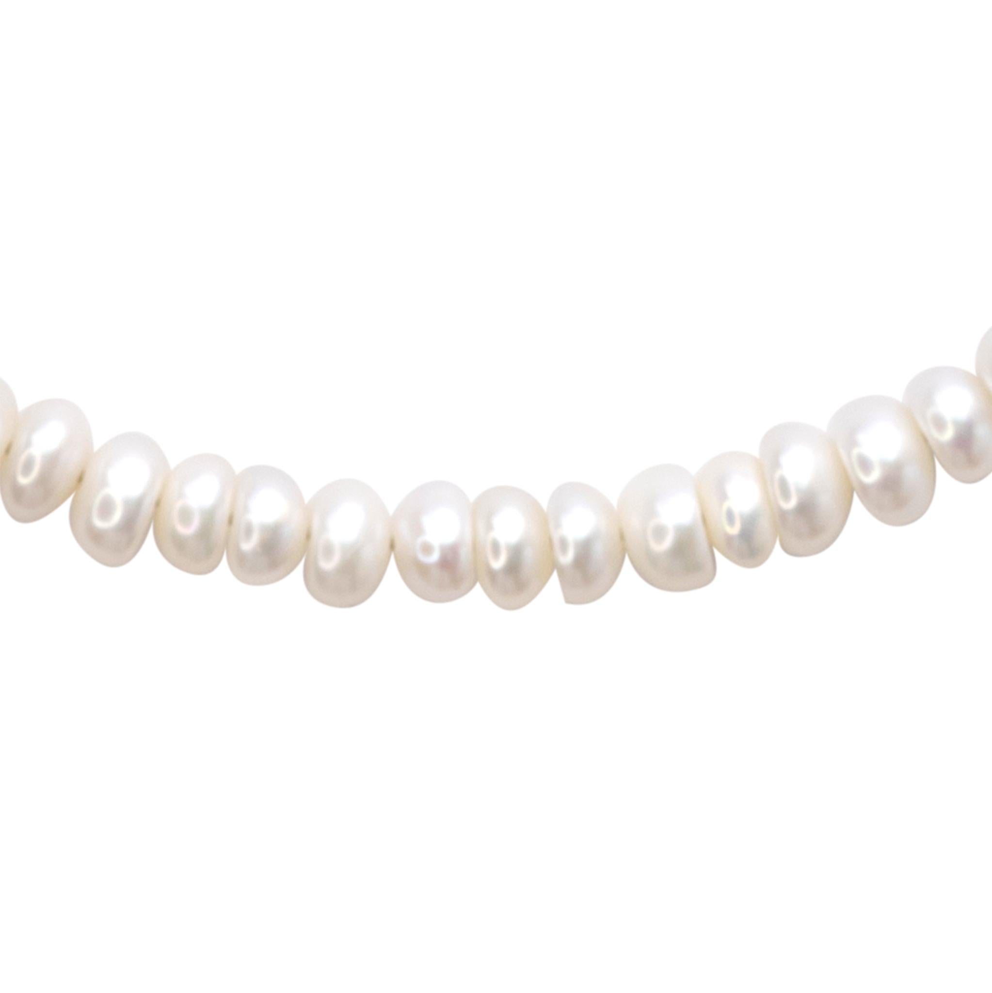 Bead Mini Pearl Bracelet 14K Gold - by Bombyx House For Sale