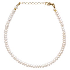 Mini Pearl Bracelet 14K Gold - by Bombyx House