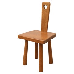 Mini Pierre Chapo Style Solid Oak Fireside Chair