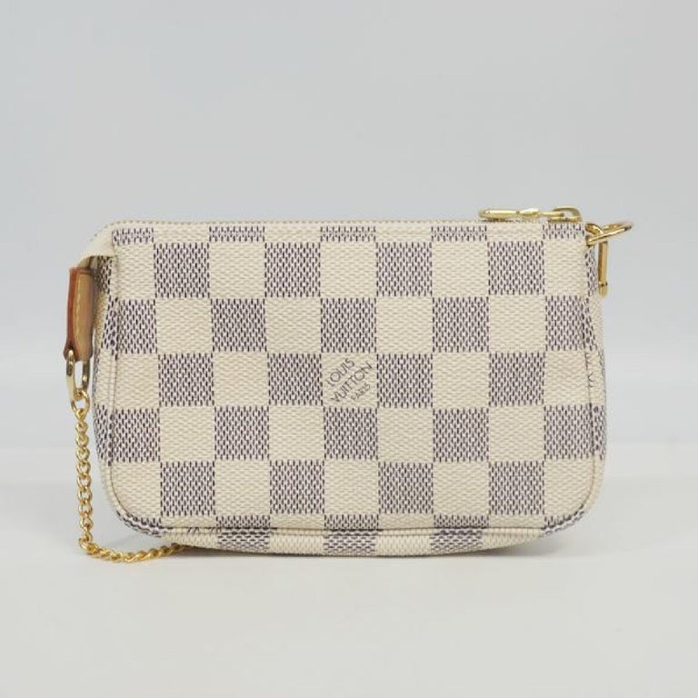 mini pochette belt bag for women Mini Pochette Accessoires Womens pouch N58010 Leather For Sale at 1stdibs