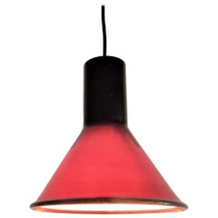 Mini P&T Pendant Lamp by Michael Bang for Holmegaard, Denmark, 1970s