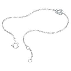 Mini Puzzle  Bracelet in 18k white Gold and white diamonds