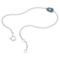 Bracelet Mini Puzzle en or jaune 18k et tsavorites