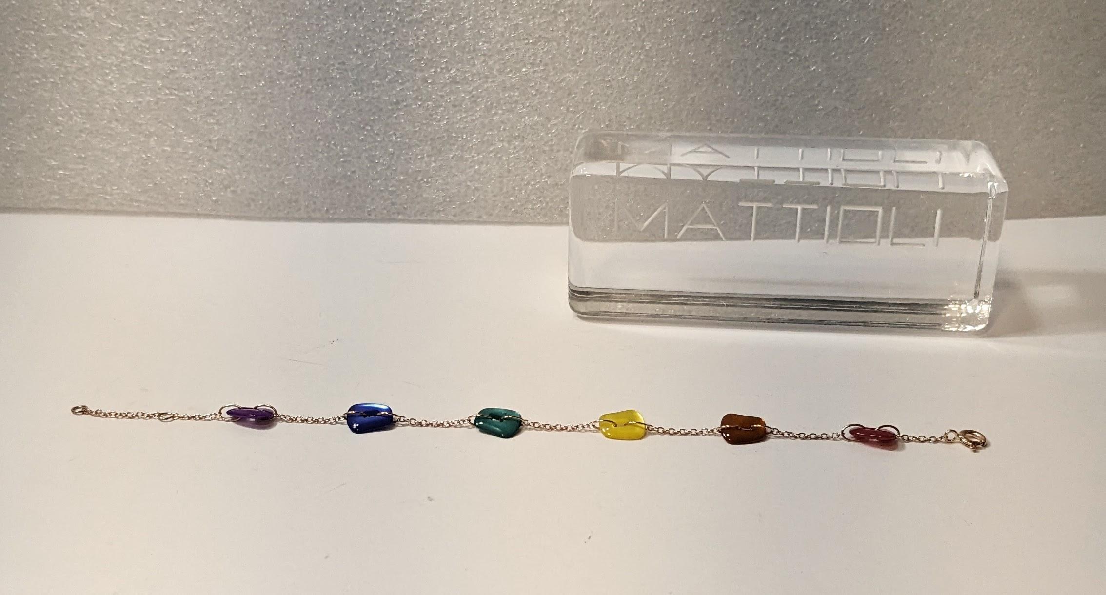 Pulsera Mini Puzzle Arco Iris en Oro Amarillo de 18k en Nuevo estado para la venta en Bilbao, ES