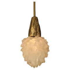 Mini lampada a goccia in quarzo di Aver