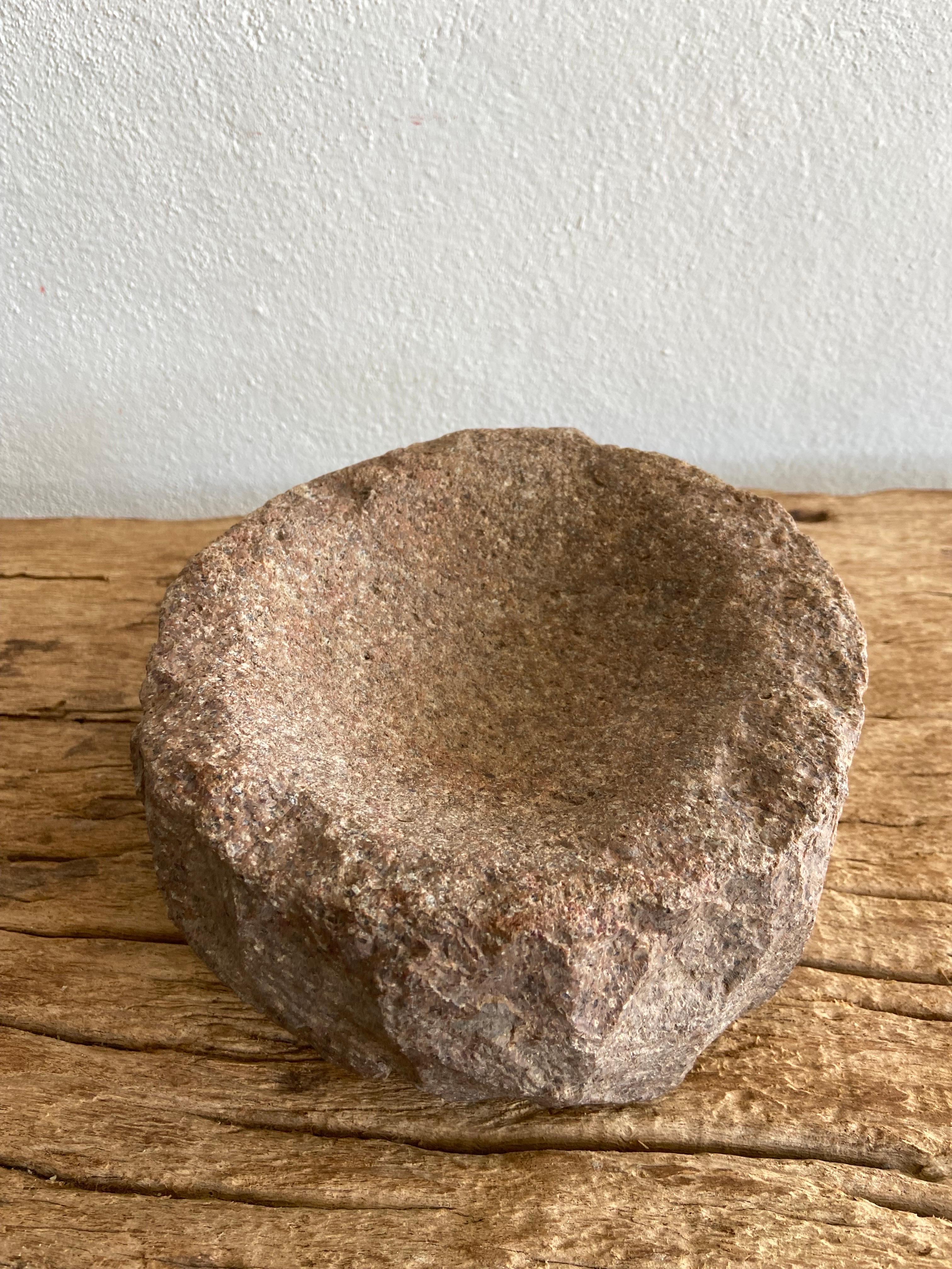 Stone Mini Riverstone Trough From Central Mexico, Circa 1920´s