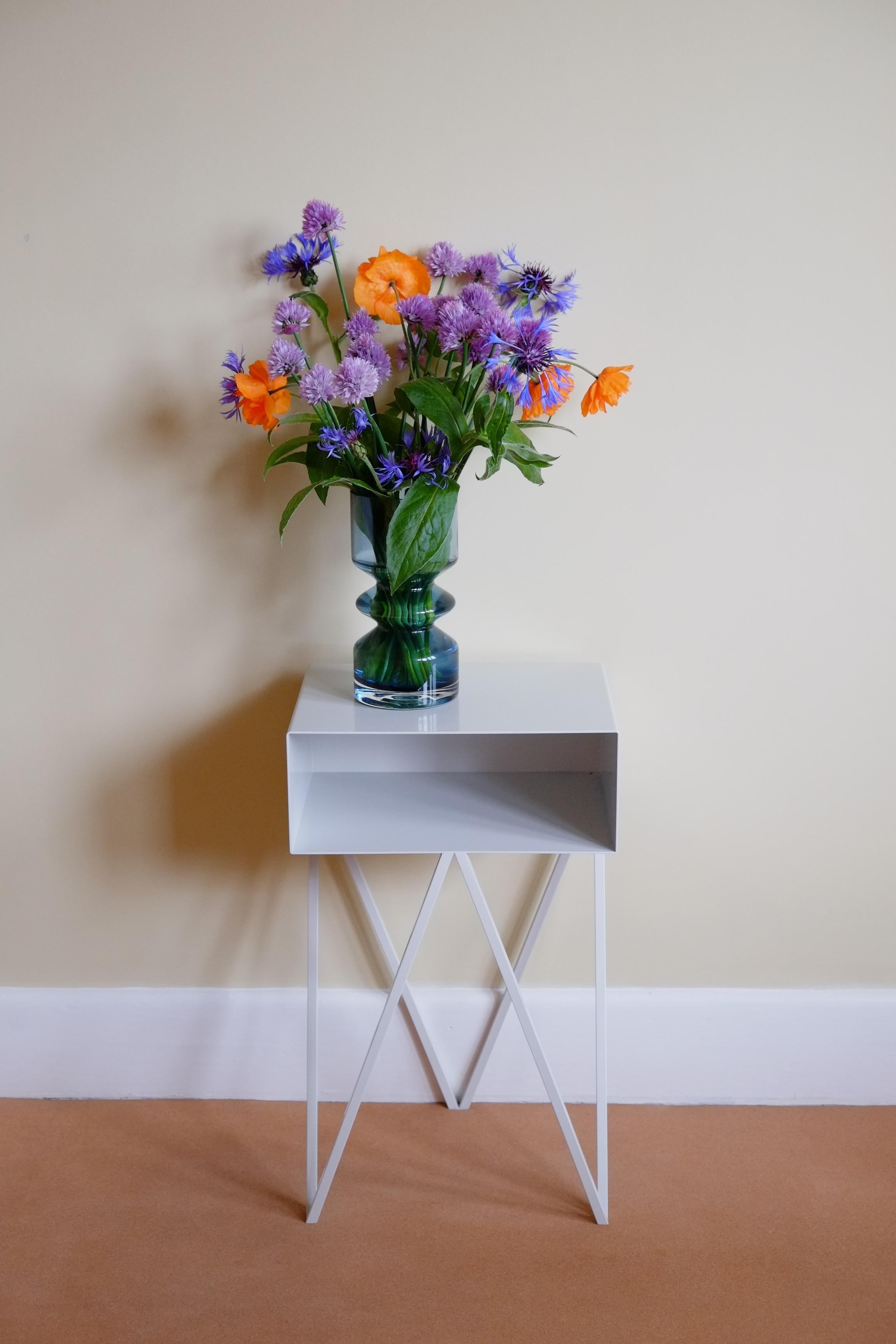 Steel Mini Robot Side Table in 15 Colors / Pair Available For Sale