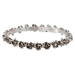 Mini couronne rose Forever Halo en or blanc