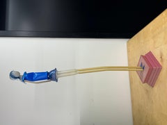 Mini Sculpture Unique Contemporary Plastic Assemblage by Jerry Ross Barrish