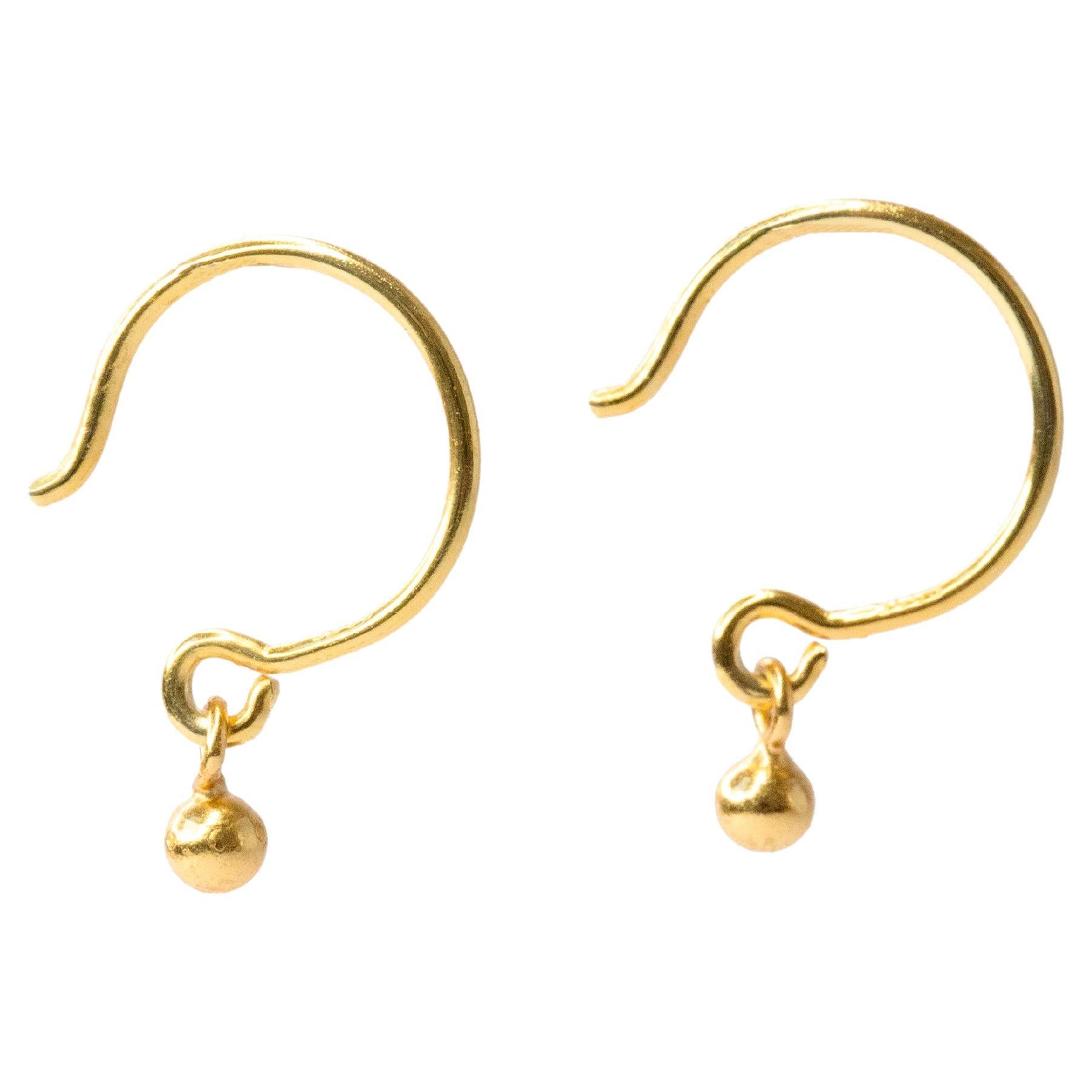 Artisan Mini Seed Hook Earrings - by Bombyx House For Sale