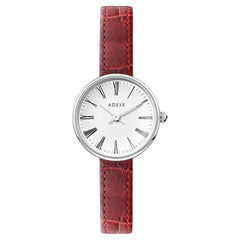 Used Mini Sistine Chilli Red Leather Quartz Watch 'Complimentary Extra Straps'