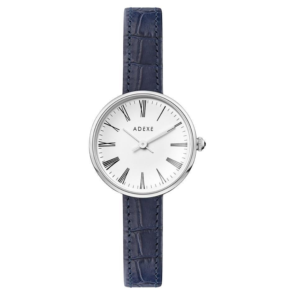 Mini Sistine Ocean Blue Leather Quartz Watch, 'Complimentary Extra Straps'
