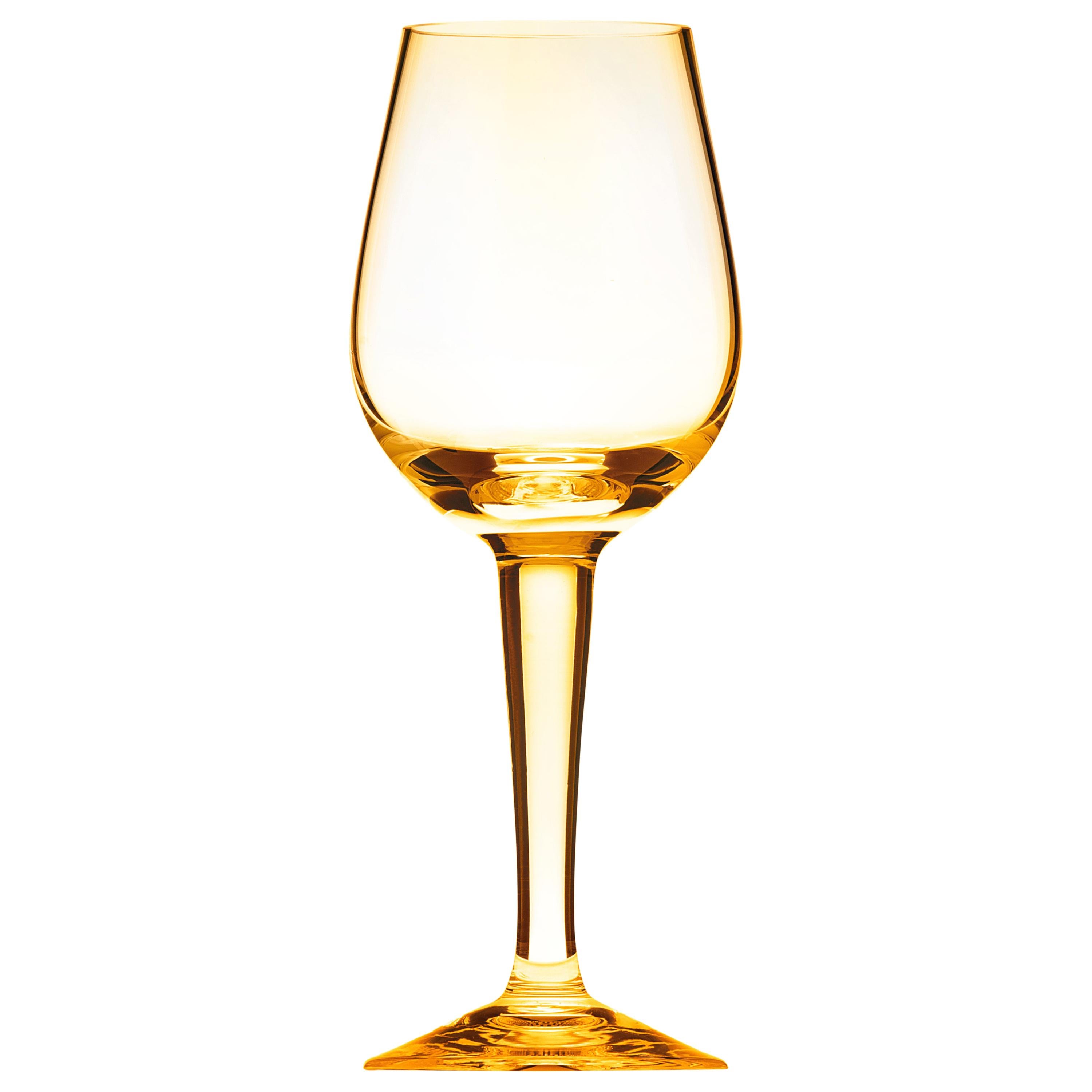 Medium Snifter Long Face Amber 'Topaz', 11.8 oz For Sale at 1stDibs