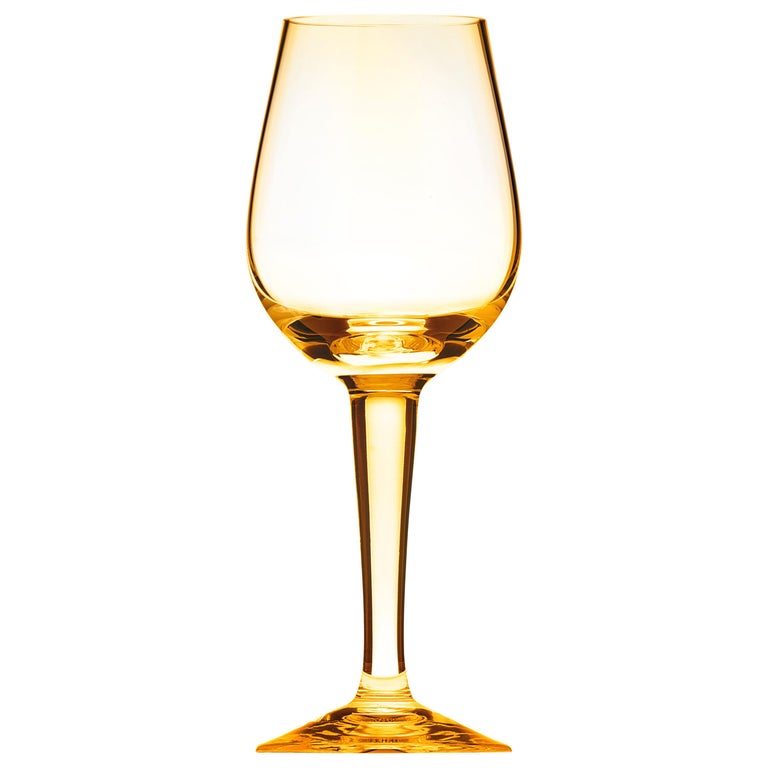 Mini Snifter Long Face Amber 'Topaz', 1.2 oz For Sale at 1stDibs