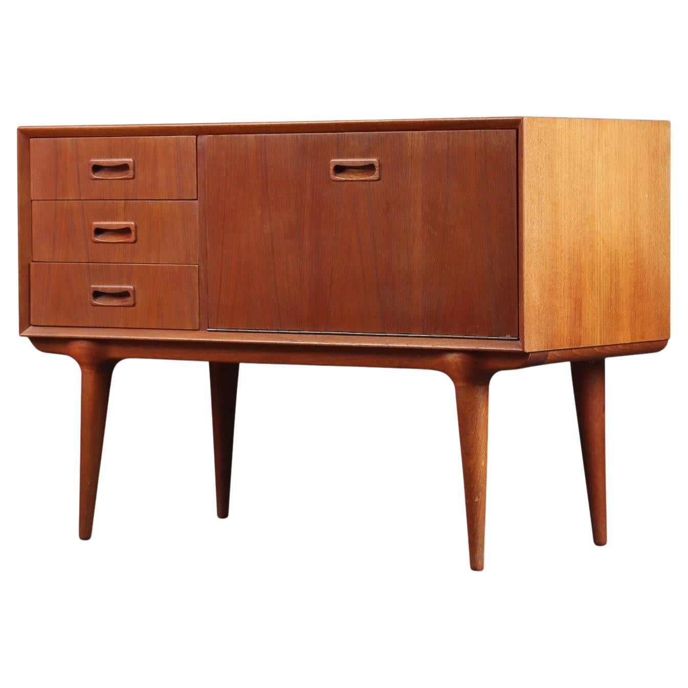 Mini Teak Credenza / Entry Chest by Omann Jun For Sale