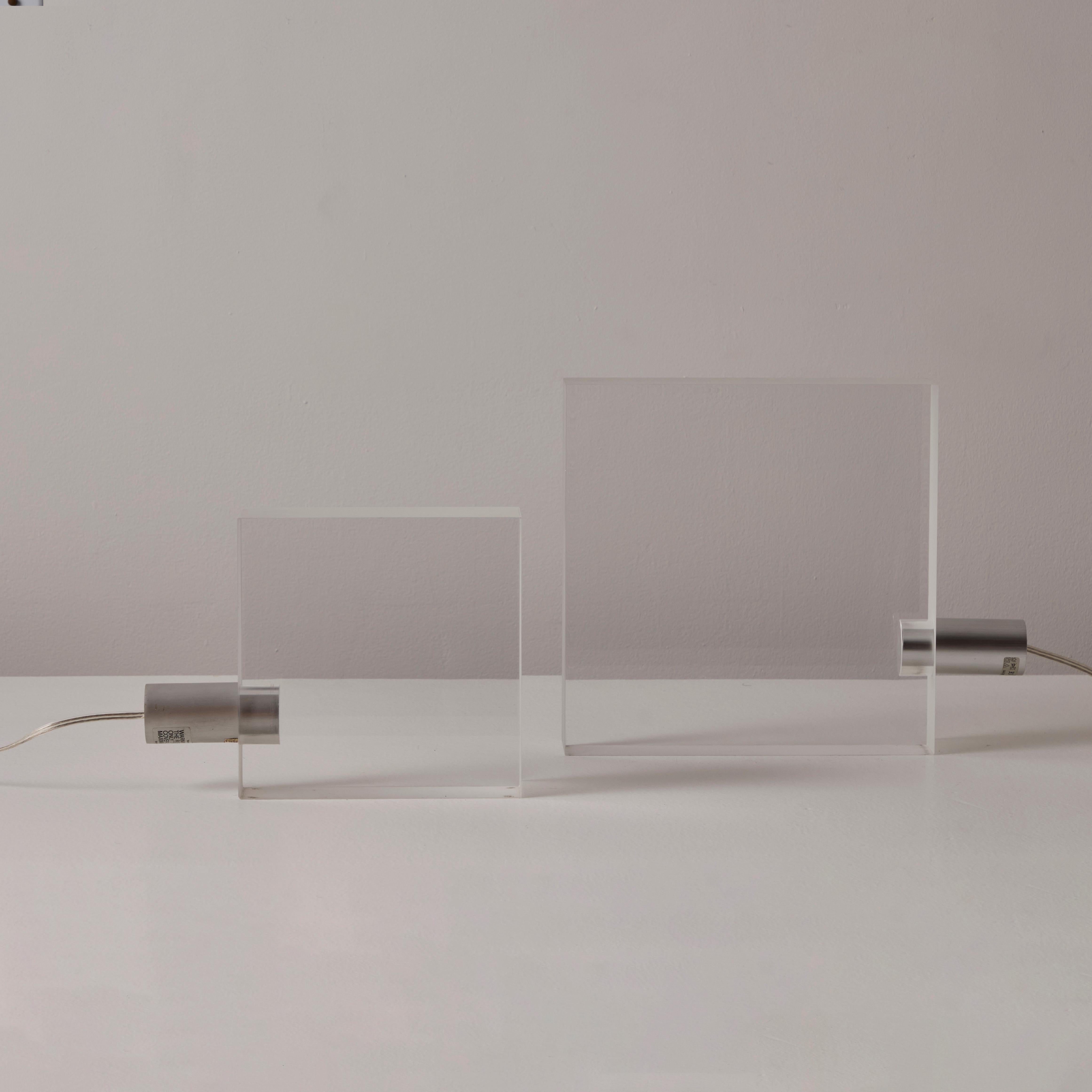Mini 'Tofu' Table Light by Tokujin Yoshioka for Yamagiwa 1