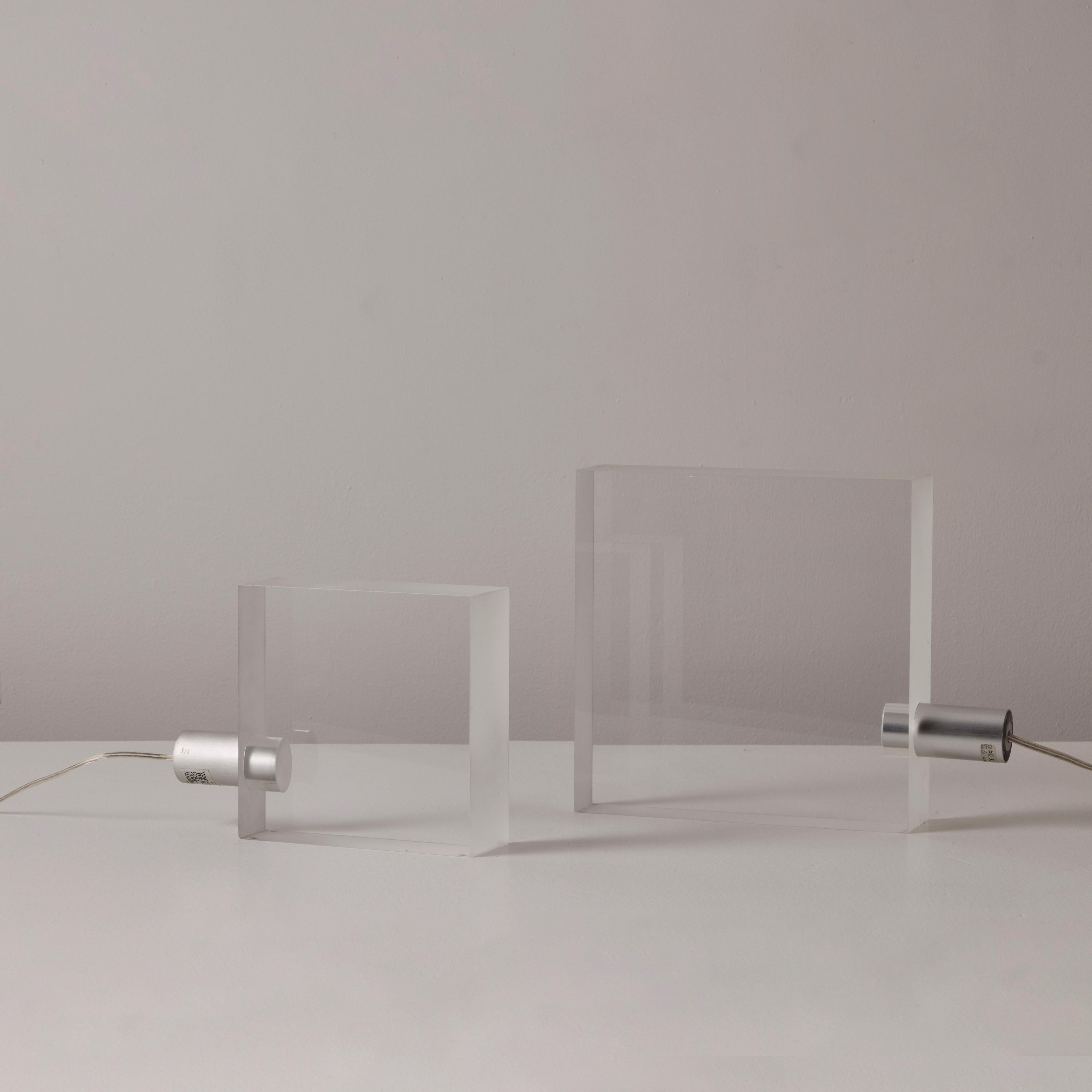 Mini 'Tofu' Table Light by Tokujin Yoshioka for Yamagiwa 2