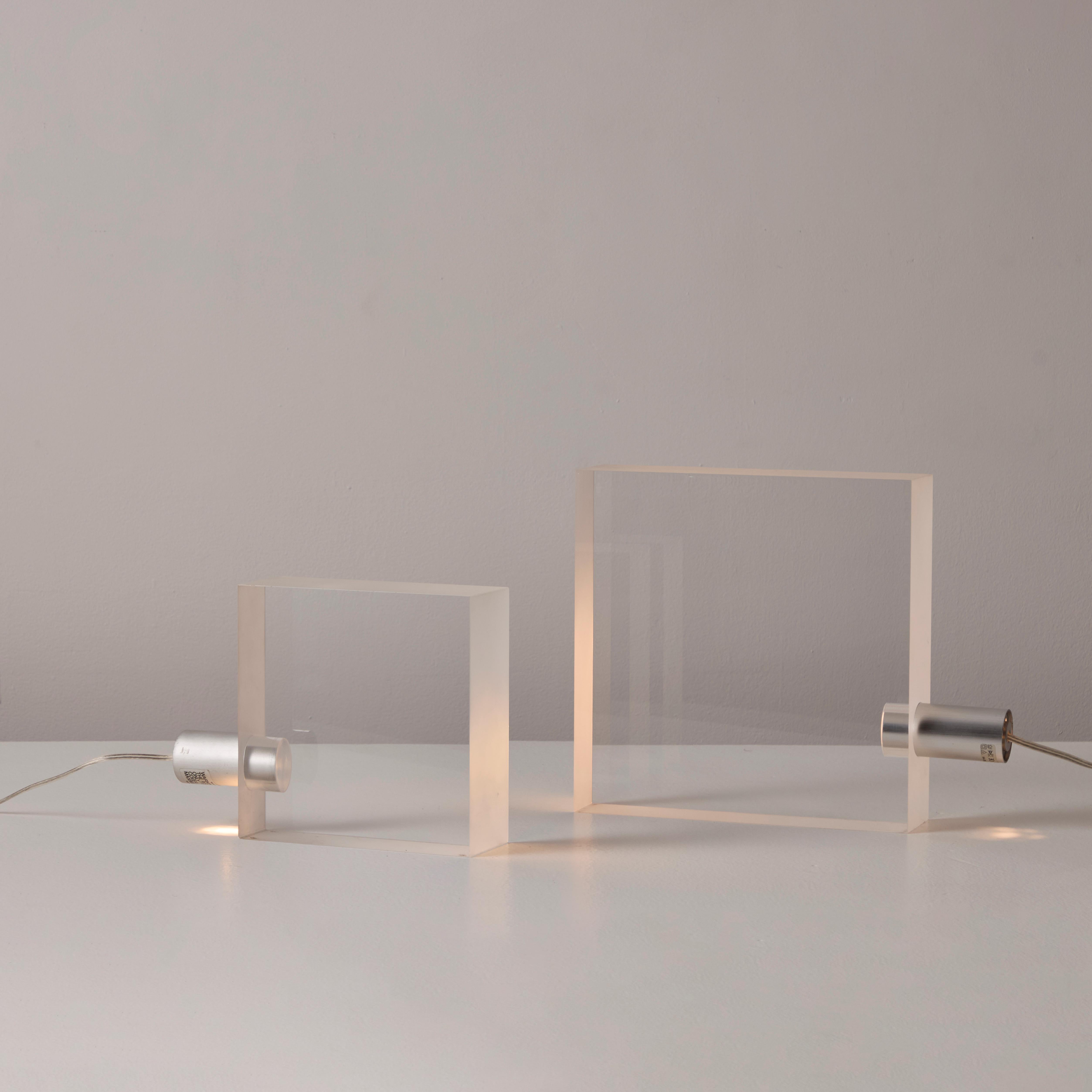 Mini 'Tofu' Table Light by Tokujin Yoshioka for Yamagiwa 3