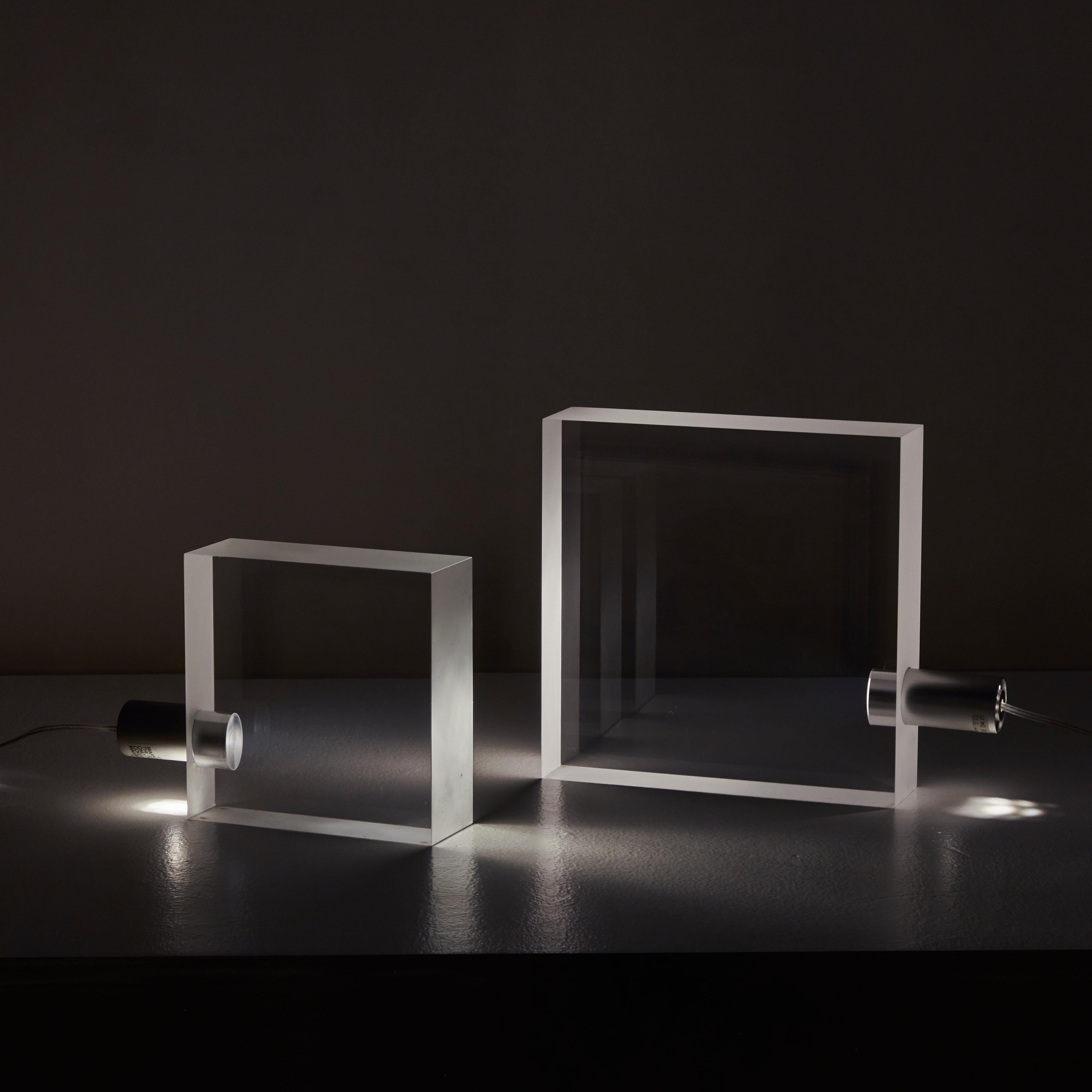 Mini 'Tofu' Table Light by Tokujin Yoshioka for Yamagiwa 4