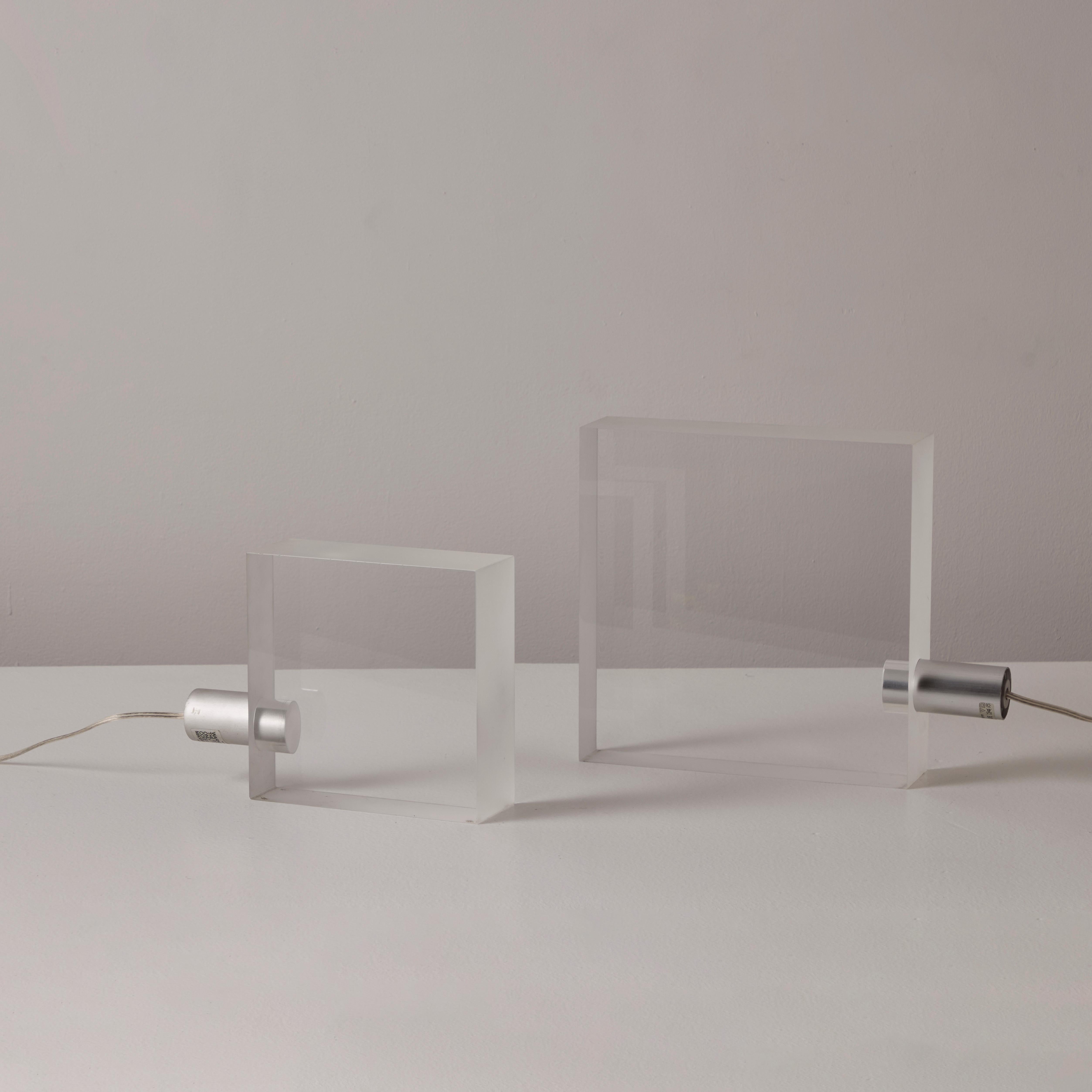 Mini 'Tofu' Table Light by Tokujin Yoshioka for Yamagiwa 5