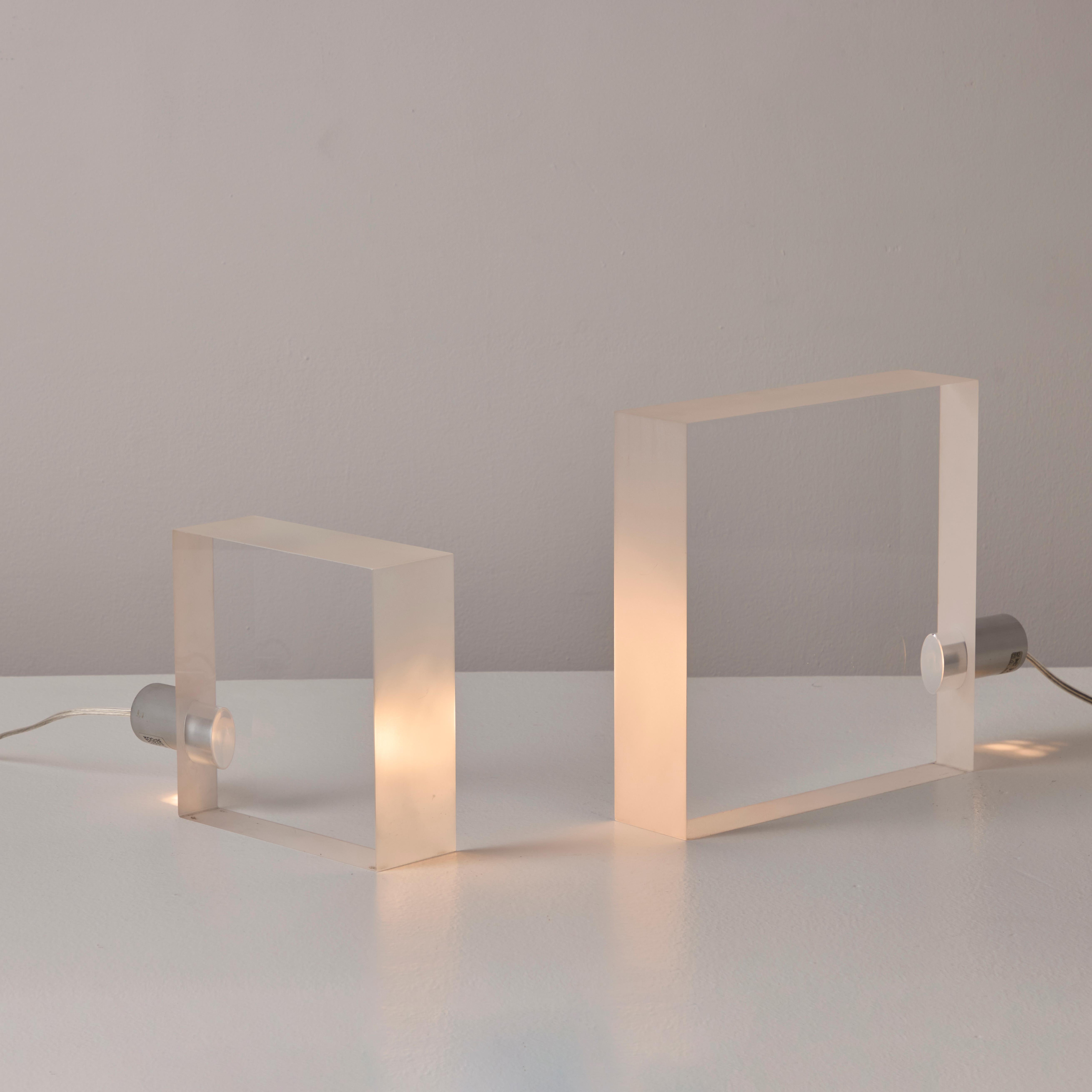 Mini 'Tofu' Table Light by Tokujin Yoshioka for Yamagiwa 9