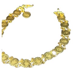 Mini-Token-Armband aus 18k Gelbgold