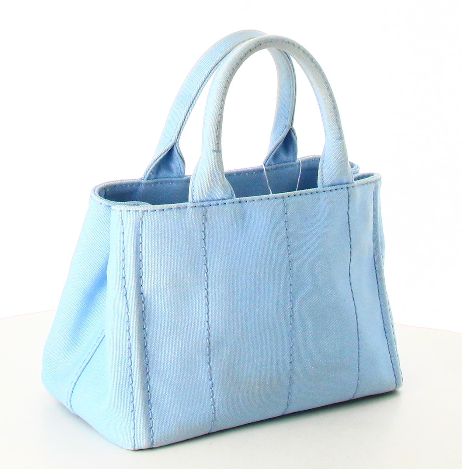 Mini Tote Bag Prada Sky Blu 1