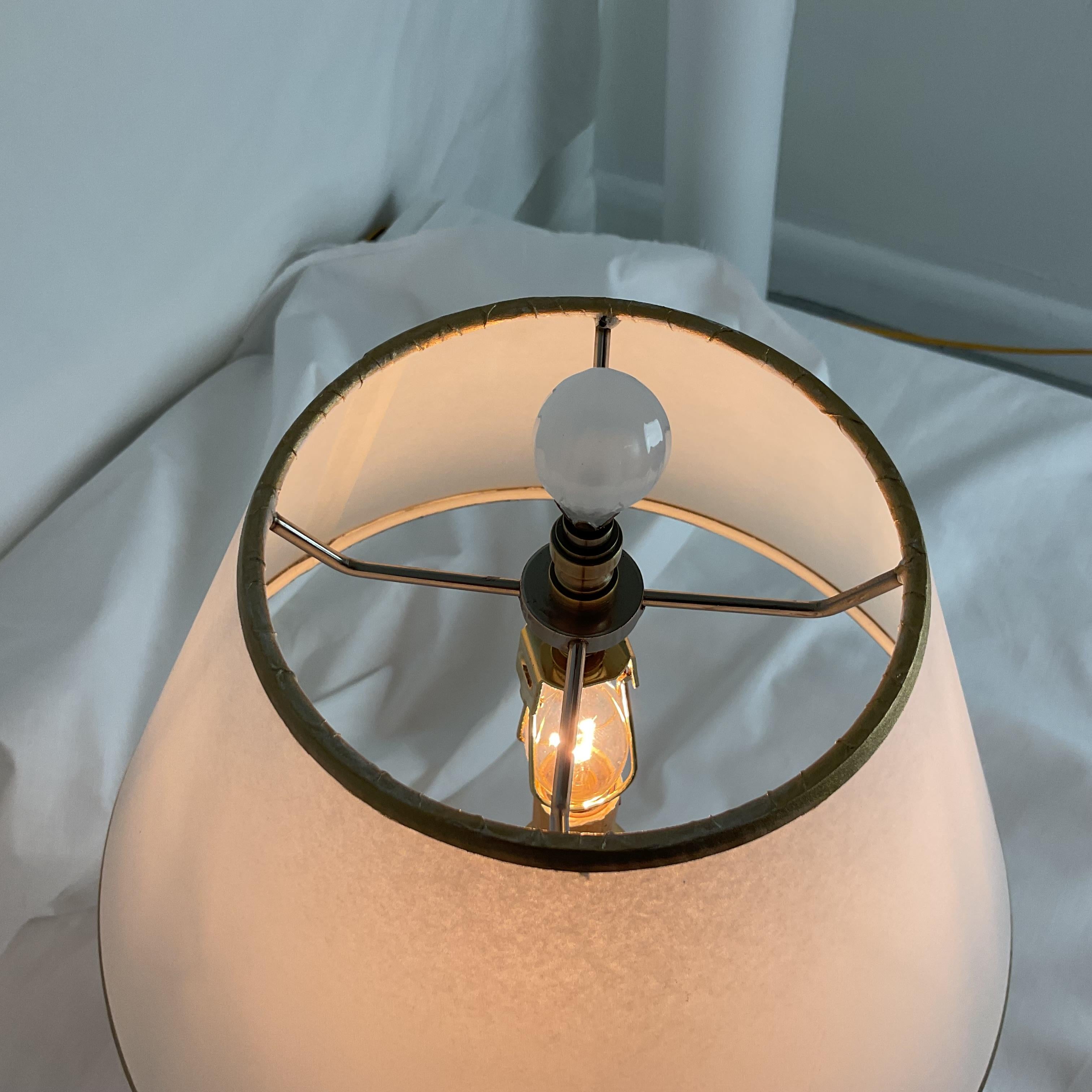 Mini Venetian Glass Lamp with Shade and Finial For Sale 1