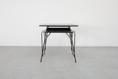 Mini Willy Van Der Meeren Writing Desks for Tubax with Black Base and Black Edge
