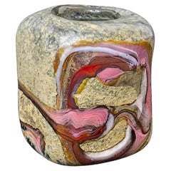 Miniatur Vase in Aleppo Technique by Milan Vobruba, Gusum, Sweden, 1978