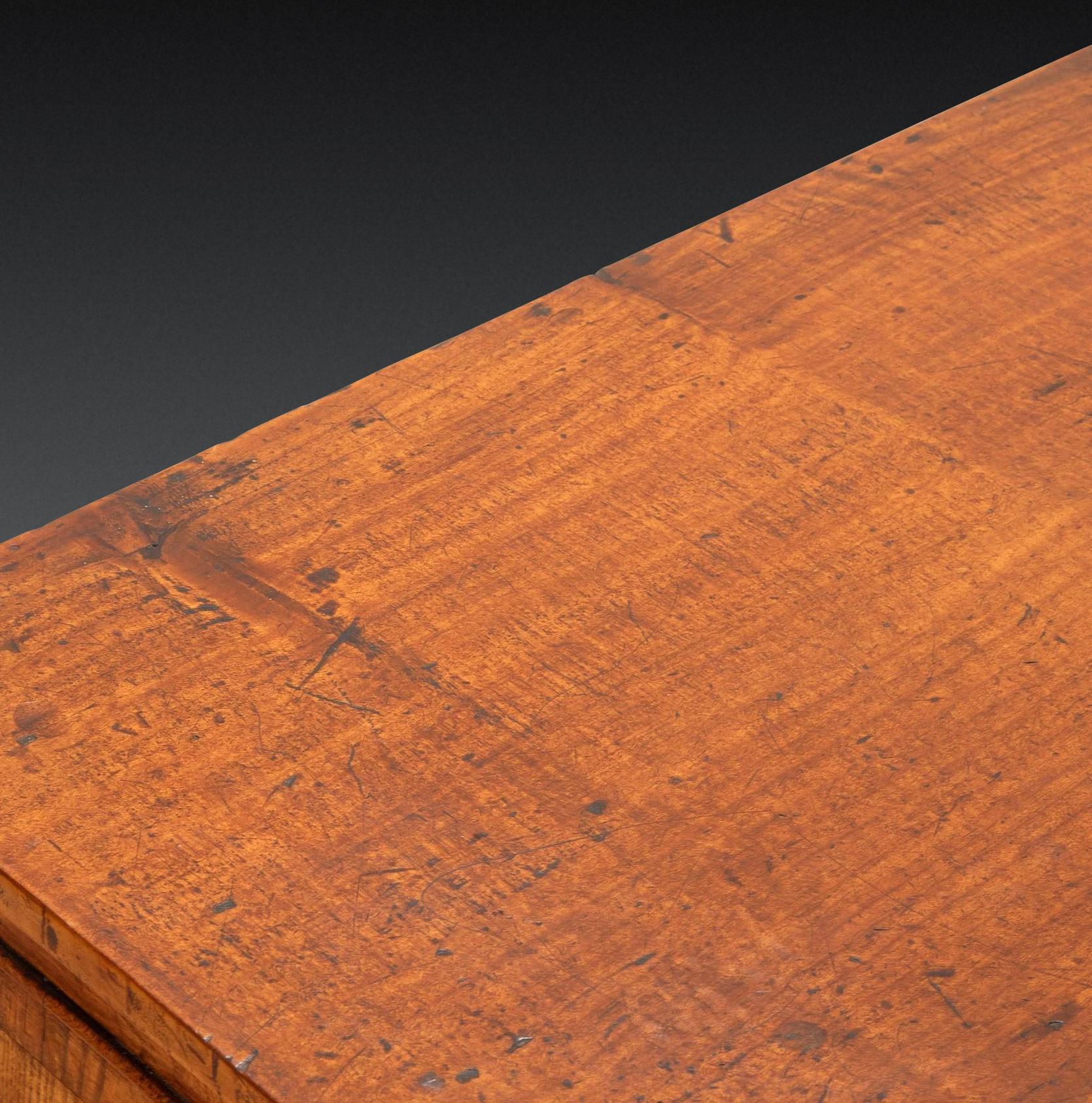 Miniature 18th Century Ash Spice Cabinet For Sale 3