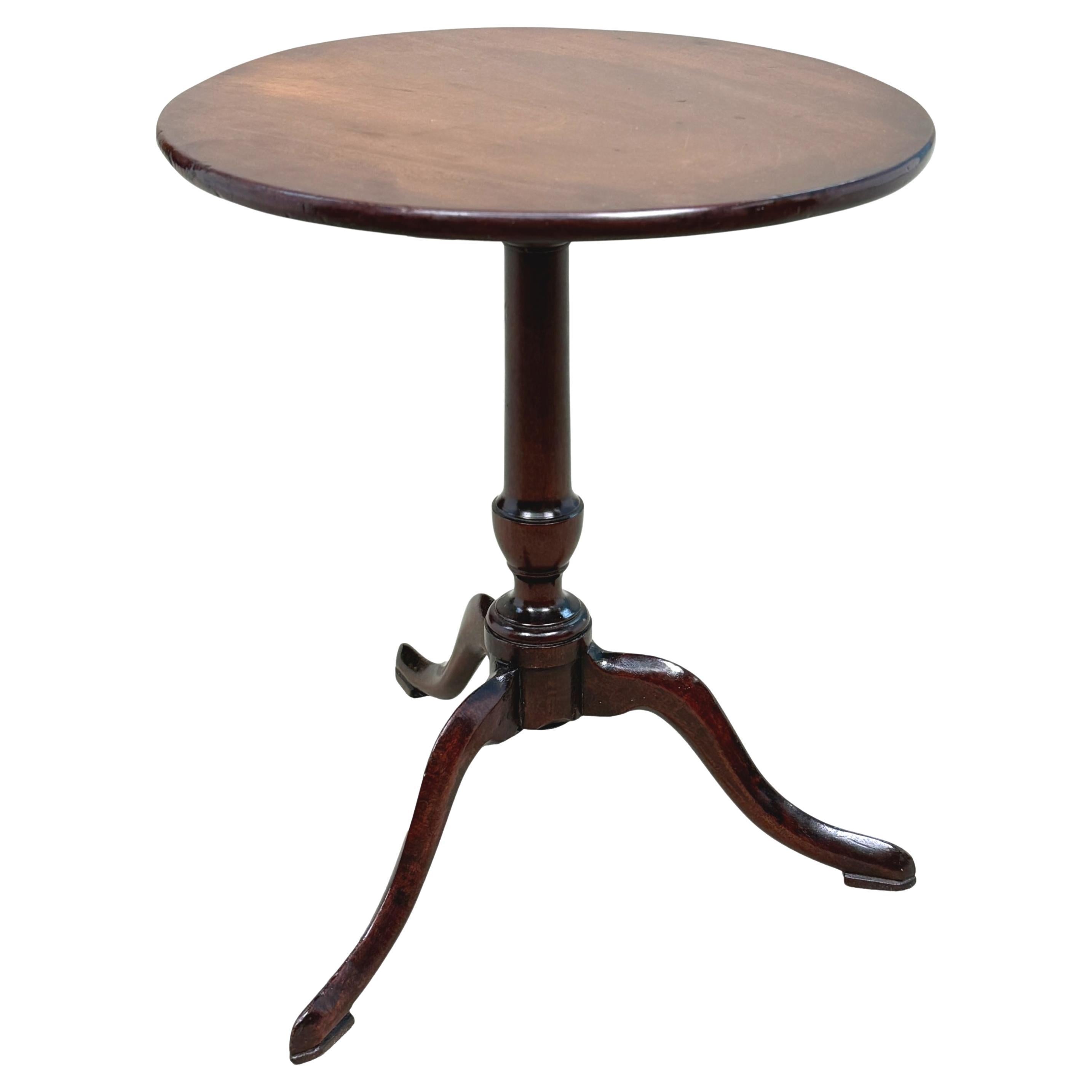 Miniature 18th Century Georgian Mahogany Tripod Table