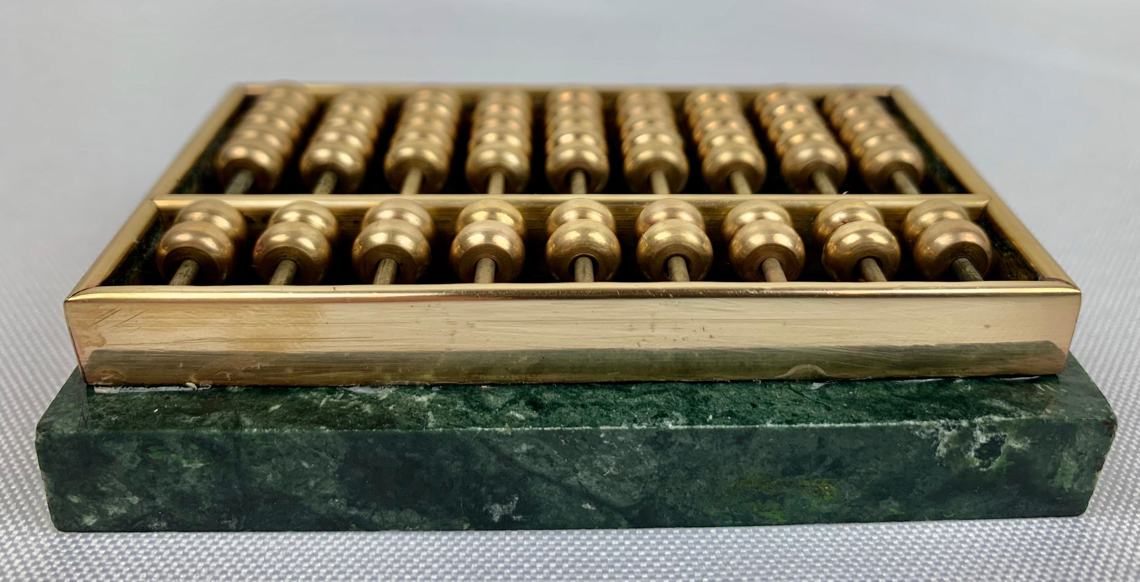 brass abacus