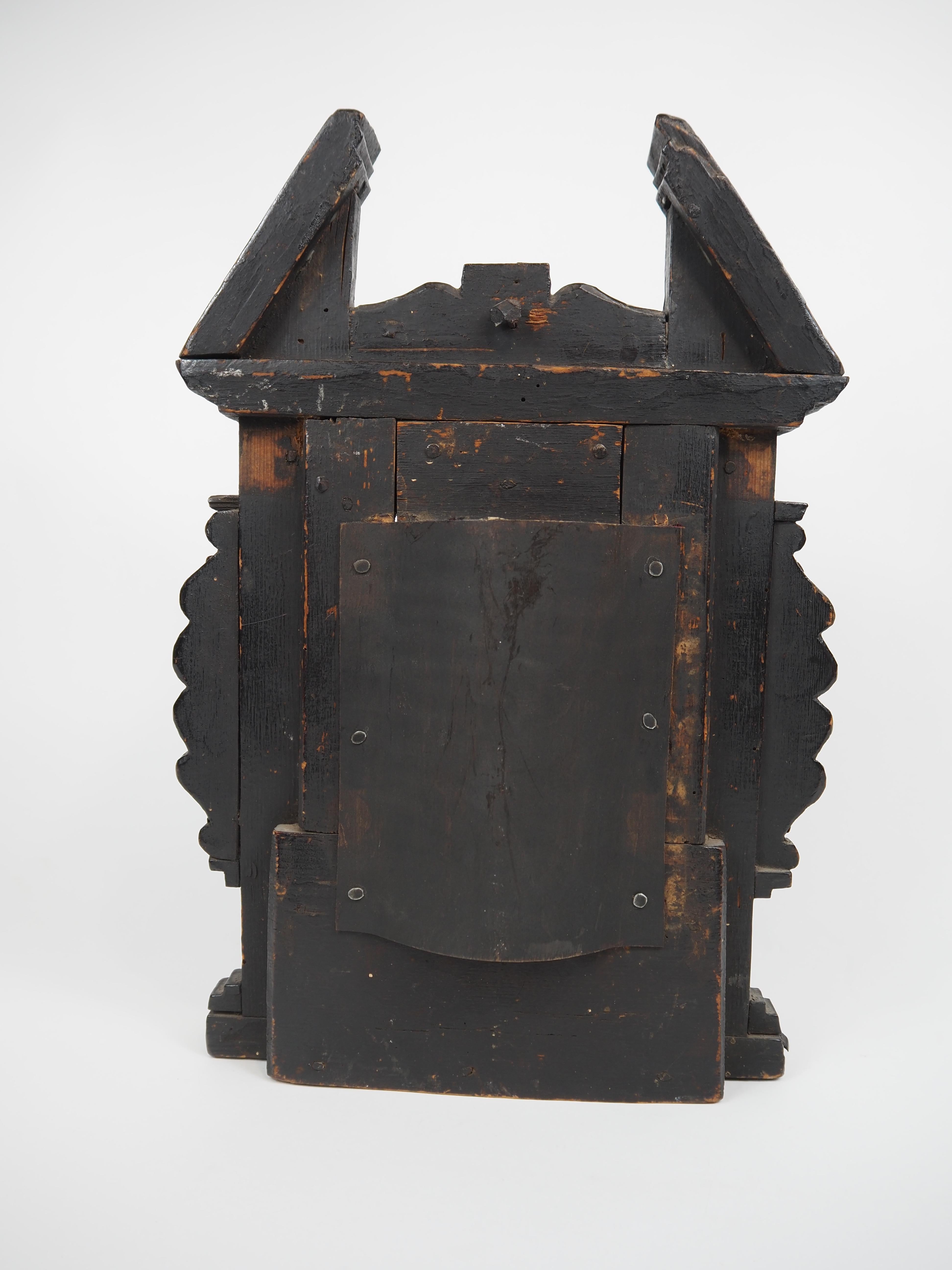 Autel miniature avec Mère Marie et l'enfant Jésus dans le style de la Renaissance, 1657 en vente 4