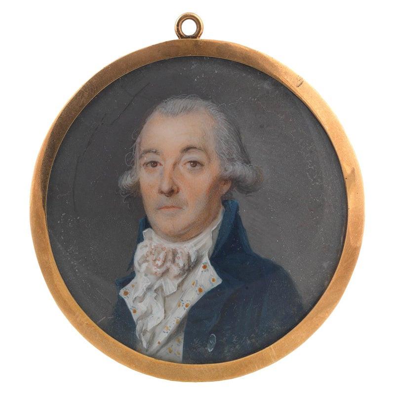 Miniature American School circa 1805 For Sale 2