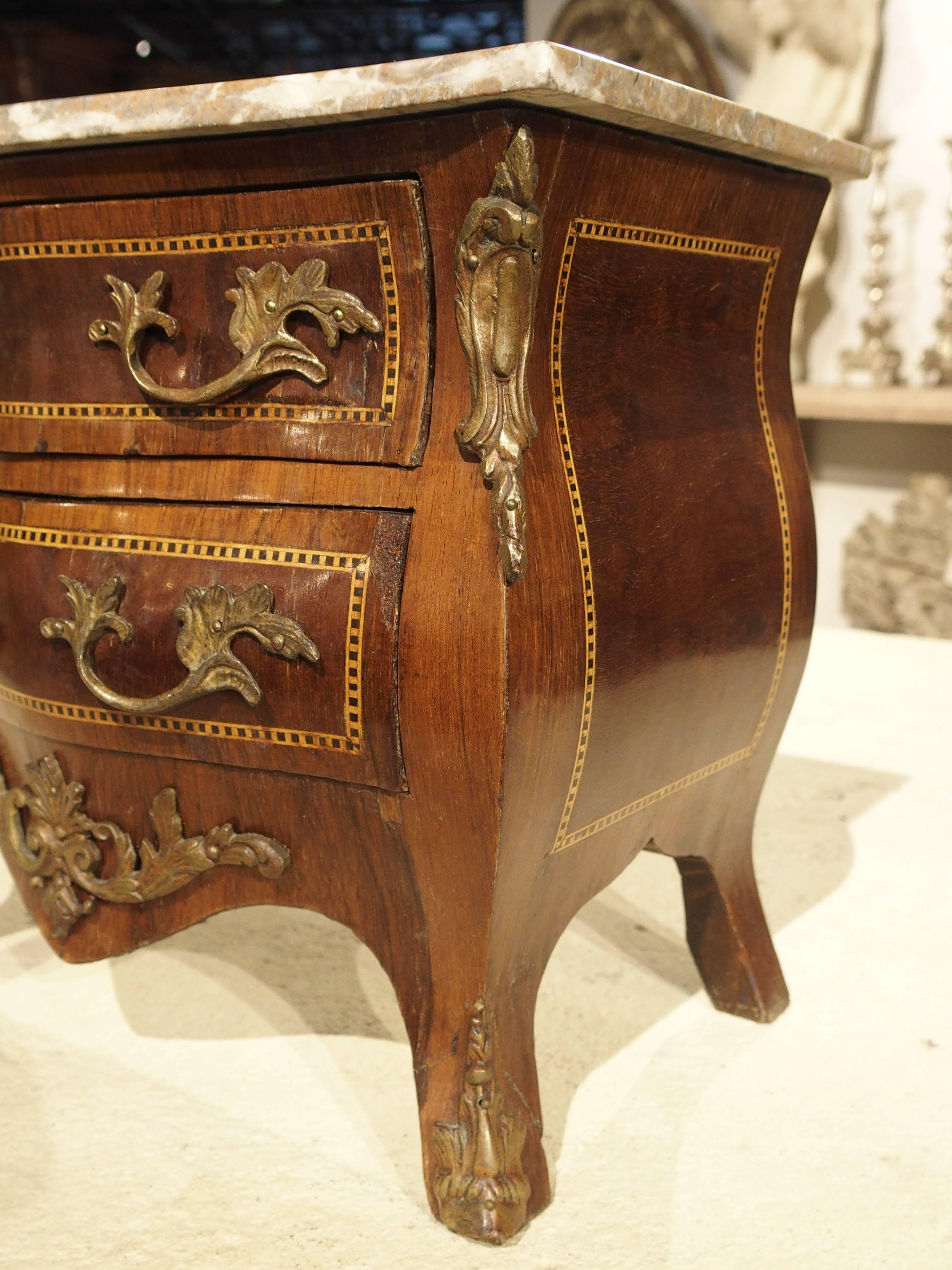 Miniature Antique Chest of Drawers from France, circa 1880 4