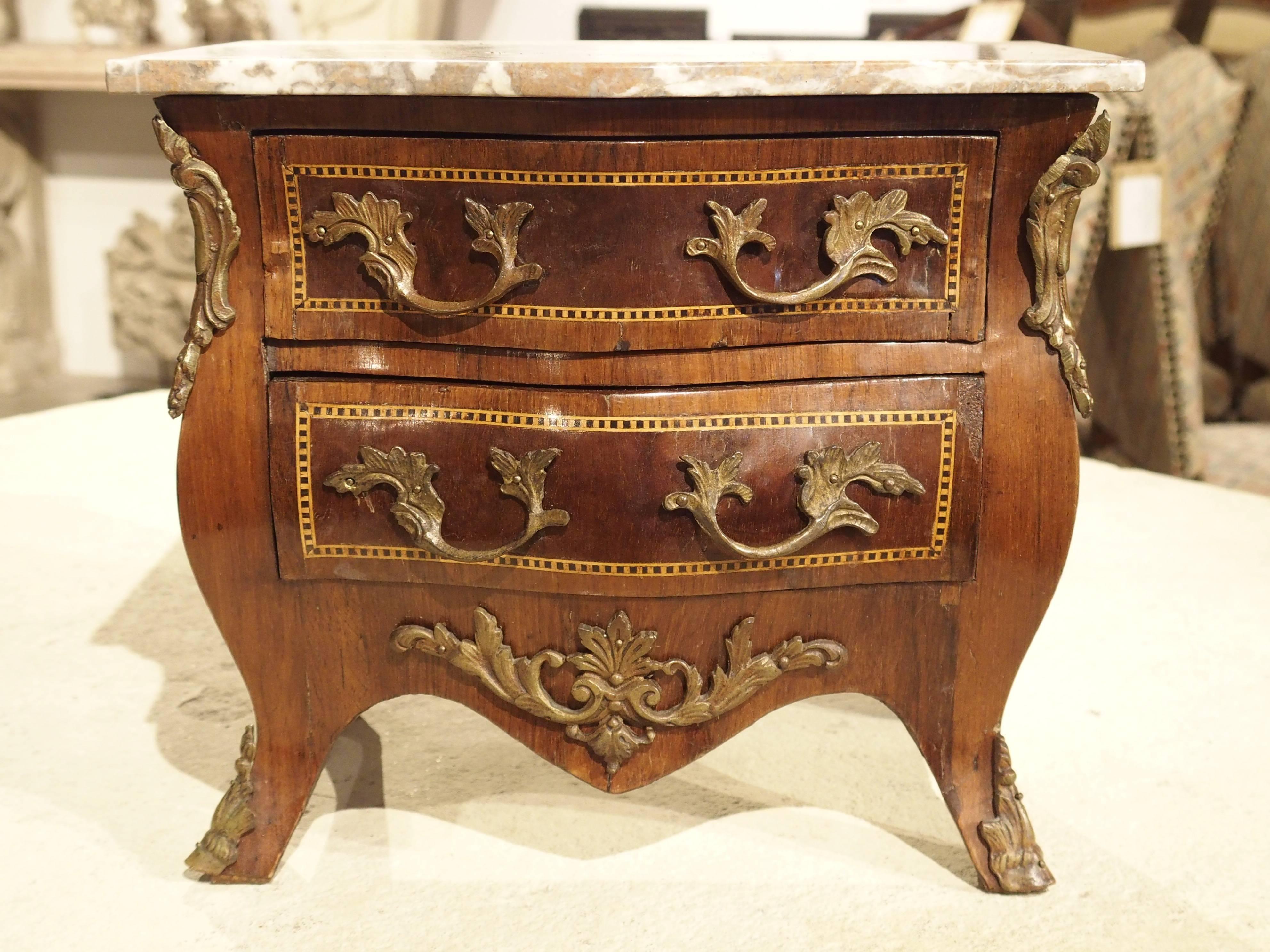 Miniature Antique Chest of Drawers from France, circa 1880 1
