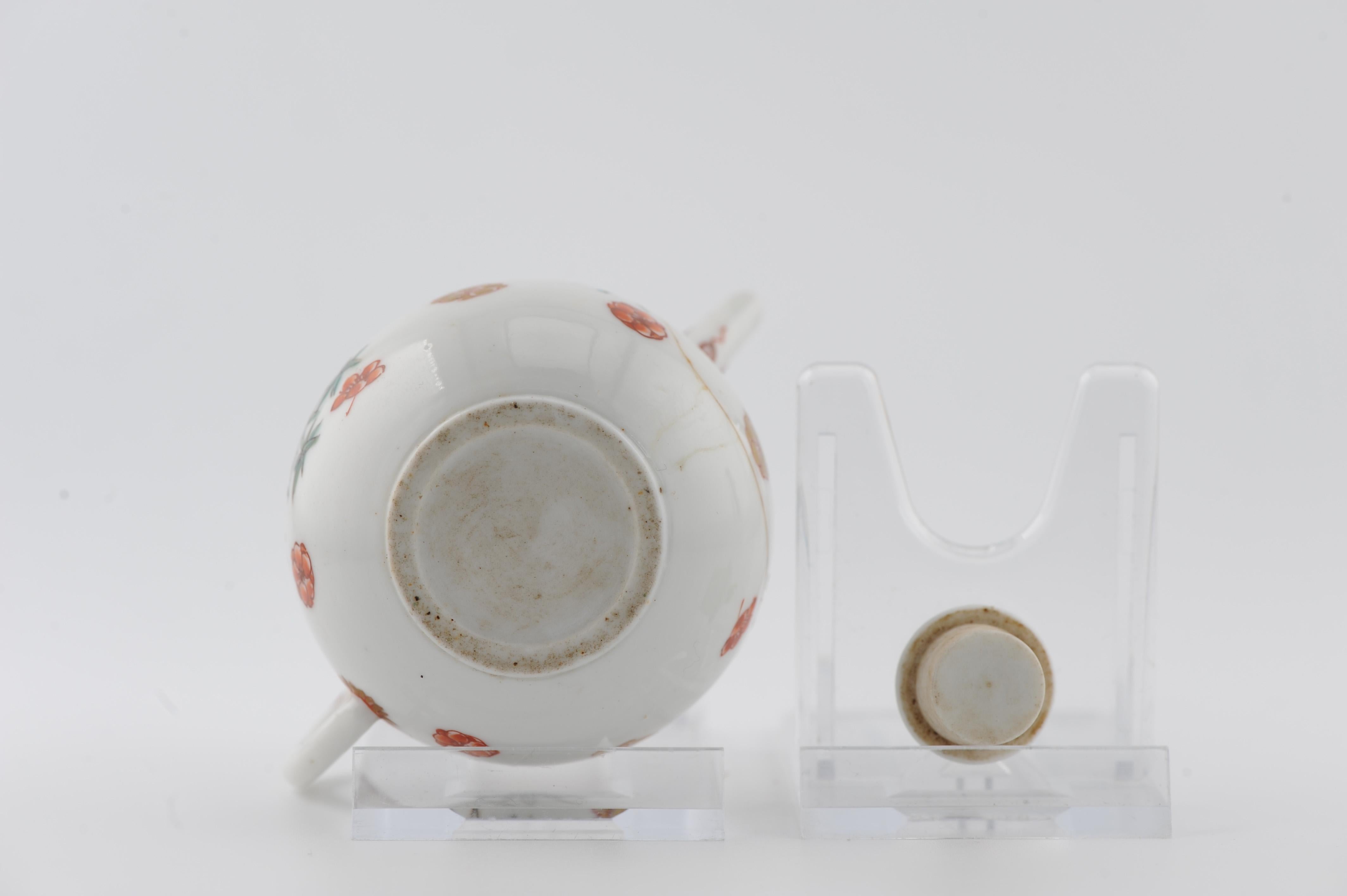 Miniatura di teiera in porcellana giapponese del periodo Edo, inizio XVIII secolo in vendita 10