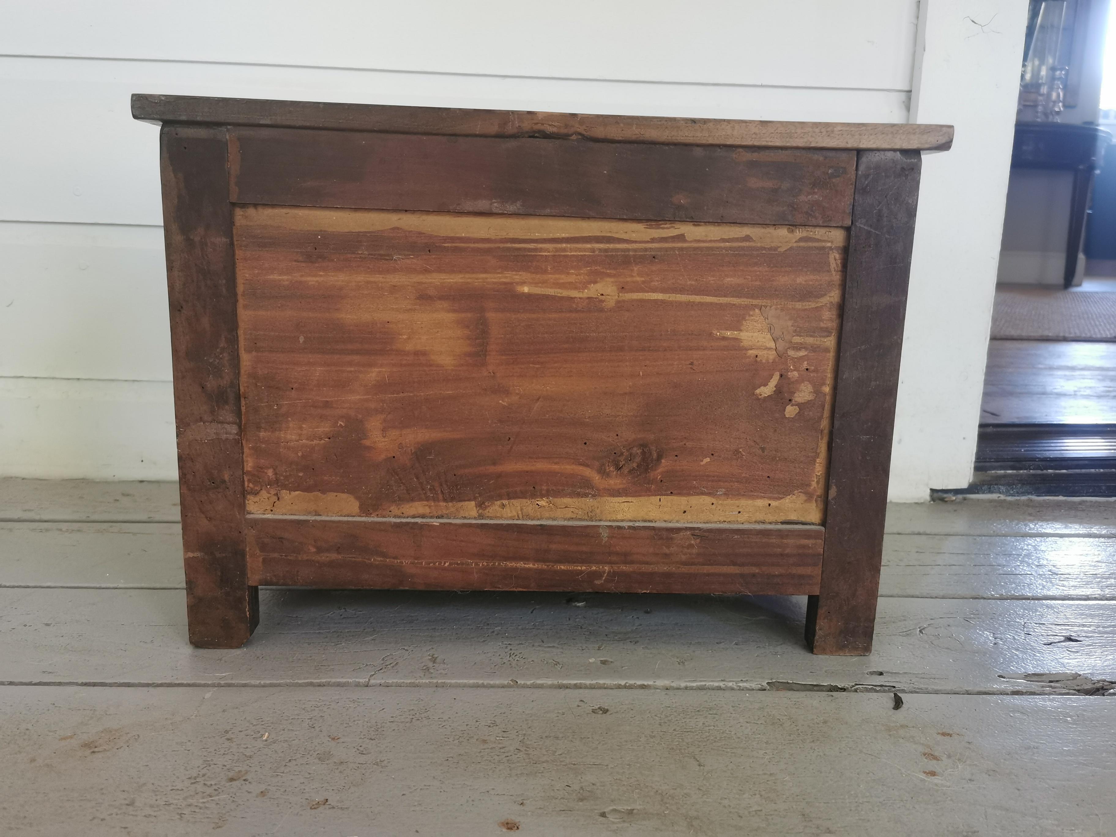 Miniature Antique Empire chest of drawers For Sale 2