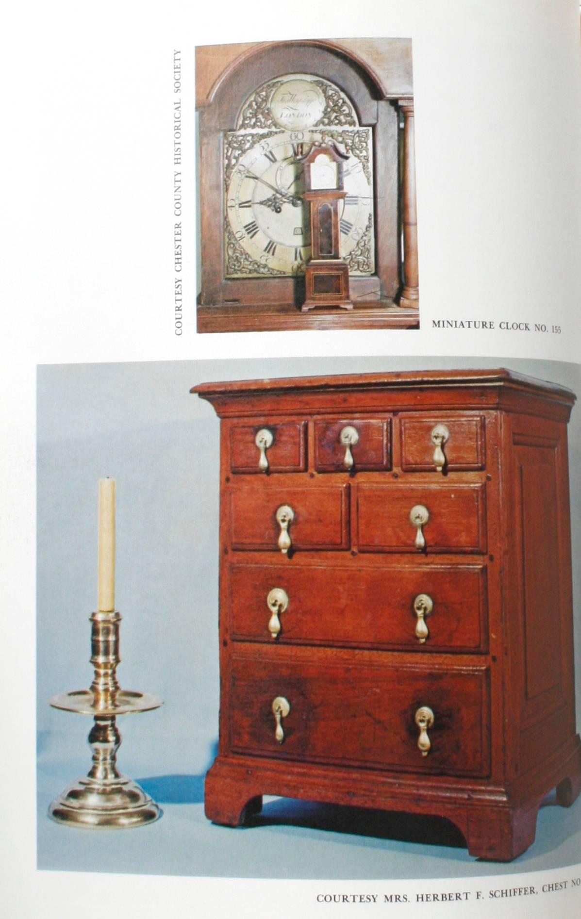 Miniature Antique Furniture, First Edition In Good Condition For Sale In valatie, NY