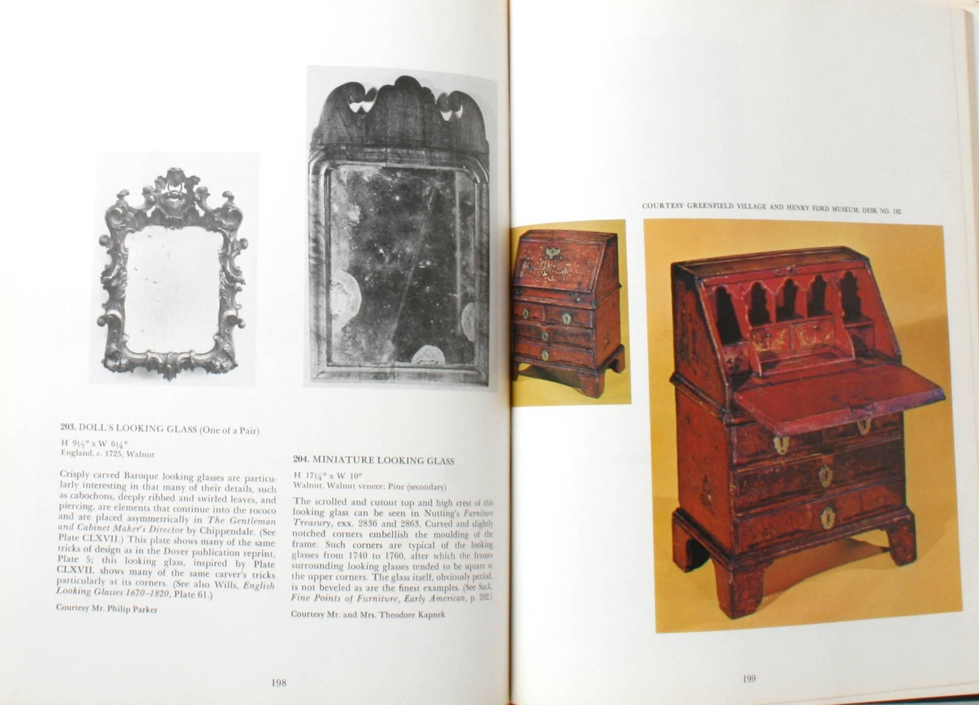 Paper Miniature Antique Furniture, First Edition For Sale