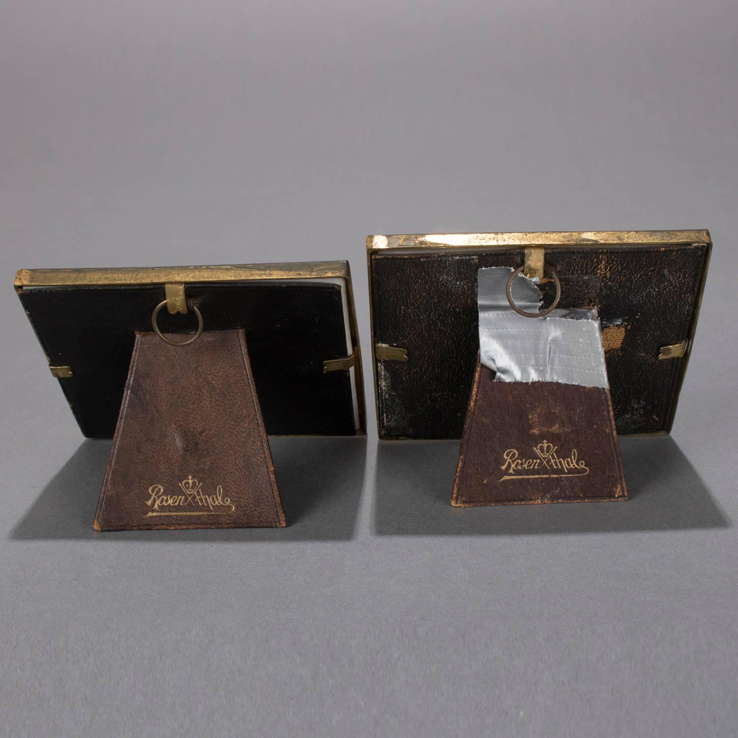 Miniature Antique German Rosenthal Plaques 