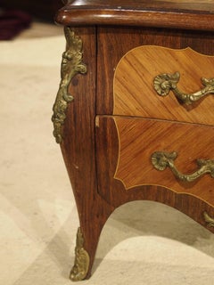 Miniature Antique Louis XV Style Chest of Drawers from France, circa 1910