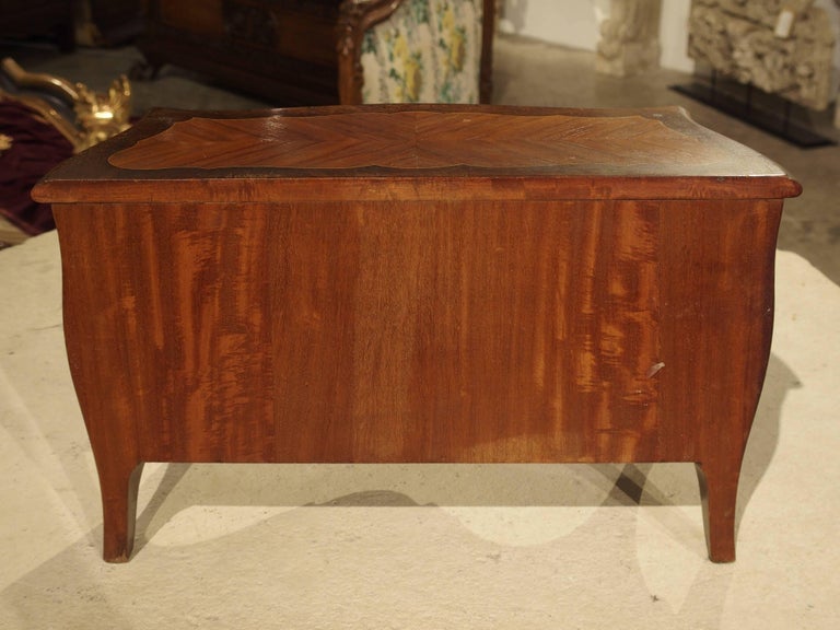 Miniature Commode Louis XV Pour Poupée – 5 Tiroirs – Bois Ancien