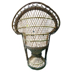 Miniature armchair in the peacock or emanuelle style